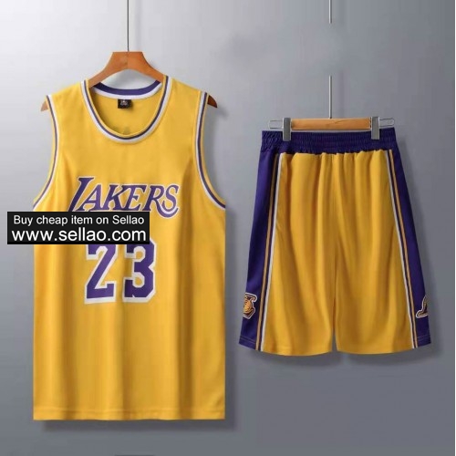 23 LeBron  James Men's Basketball Jersey  Sportswear suit