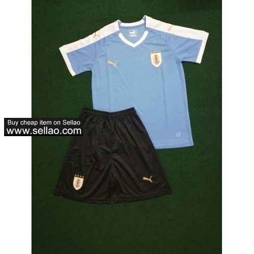 2020 Uruguay Football Jersey European Cup  PUMA Sponsor Top + Shorts