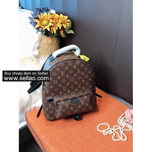 LV Wholesale orignal real Genuine leather handbag purse women fashion back pack shoulder bag handb