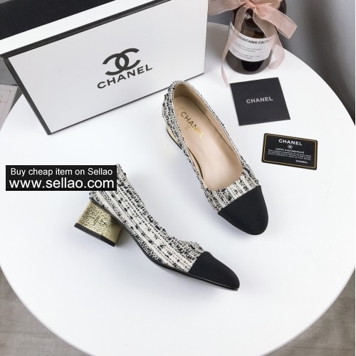 CHANEL Spring Women's Low Heel Casual Shoes Flats