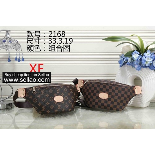 Louis Vuitton leather men's messenger bag casual handbag fashion waist bag lv