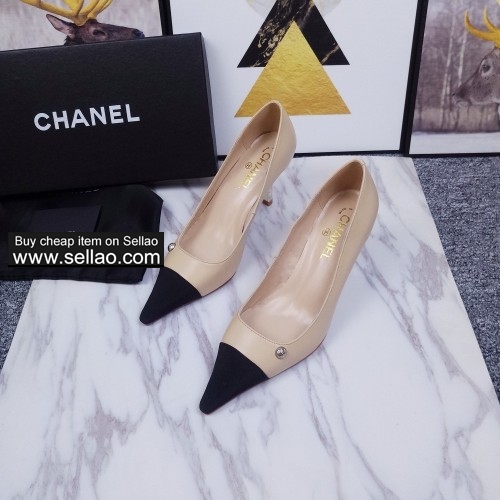 CHANEL Latest Women's Stylish High Heel Shoes Sexy Single Shoes