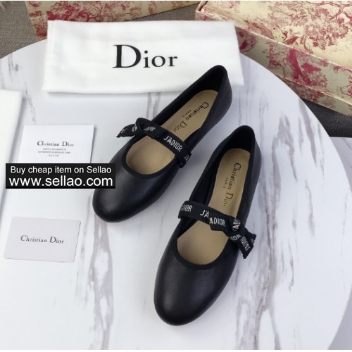 DIOR Spring Women's Flat Shoes Fashion Casual Loafers