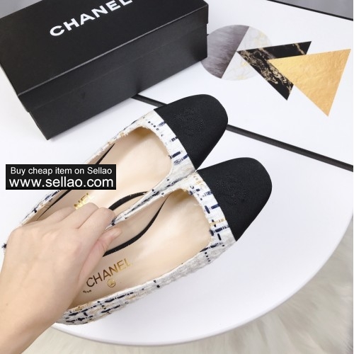 Spring NEW CHANEL Women's Flat Shoes Fashion Casual Shoes