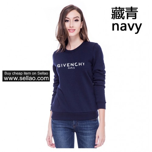 Givenchy Women's sweater fashion round neck casual bottoming shirt