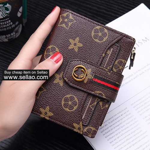 Brand Leather Wallet For Women Designer Short Wallet Card Holder Women Coin Purse Clutch Bag