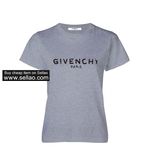 Givenchy Women's summer T-shirt round neck simple solid color short sleeve 6 colors