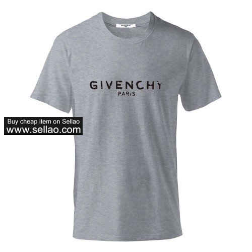 Givenchy Men's summer T-shirt round neck simple solid color short sleeve 5 colors