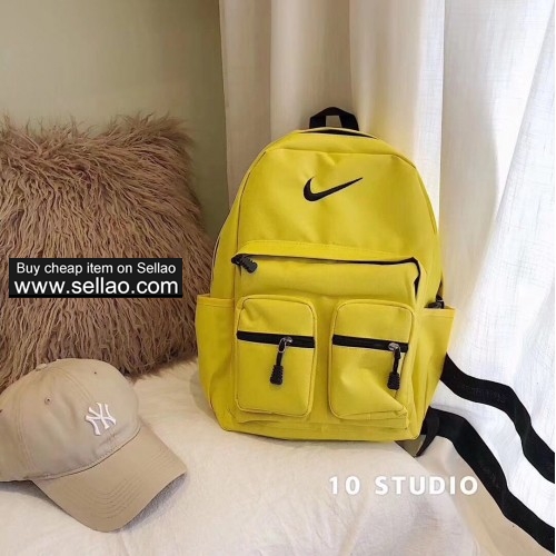 NIKE Backpack Fashion Candy-colored Large-capacity School Bag