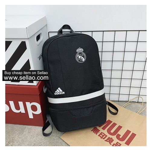 Adidas backpack Boys and girls Large capacity schoolbag 5 colors