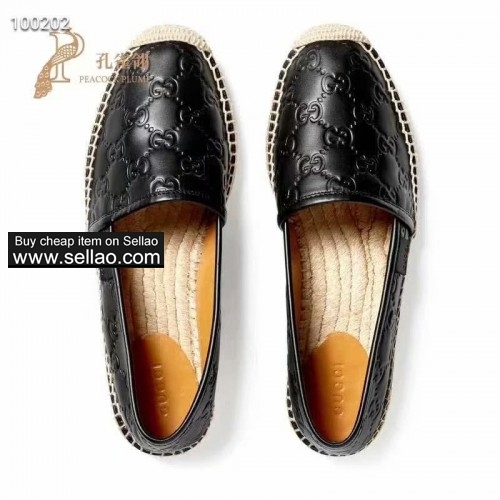 GUCCI Fashion Fisherman Shoes Ladies Flat Shoes Loafers