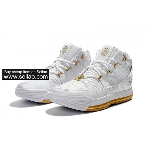 Fashion LeBron James 3 Basketball Shoes On Sale Size 41-46