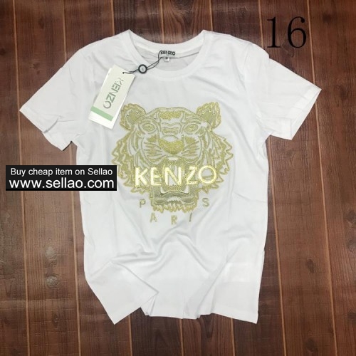 Kenzo new round neck short sleeve T-shirt, men's T-shirt 2-166 2 ioffer eBay best seller