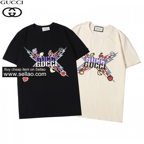 Gucci new print round neck short sleeve, men's T-shirt 2-4 ioffer eBay best seller