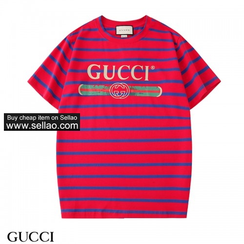 Gucci New logo print round neck short sleeve, men's T-shirt 2-30 ioffer eBay best seller