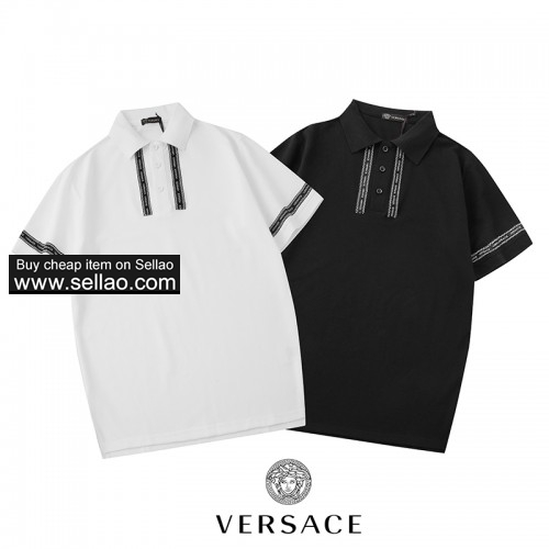 Versace new Polo short sleeve T-shirt, men's T-shirt 2-185 ioffer eBay best seller