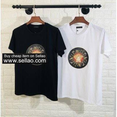 Versace new round neck short sleeve T-shirt, men's T-shirt 2-183 ioffer eBay best seller