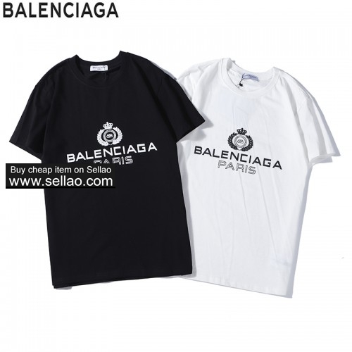 Balenciaga foaming English logo printing technology short sleeve, men's T-shirt 2-135 ioffer eBay