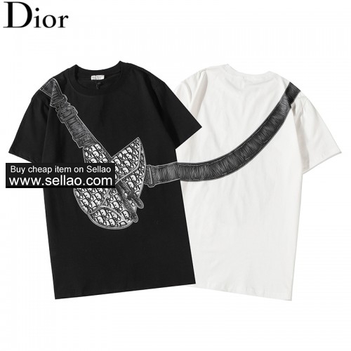 Dior front backpack butt foam printing round neck short sleeve, men's T-shirt 2-57 ioffer eBay