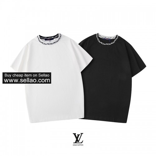 LV new pattern printing round neck short sleeve, men's T-shirt 2-51 ioffer eBay best seller
