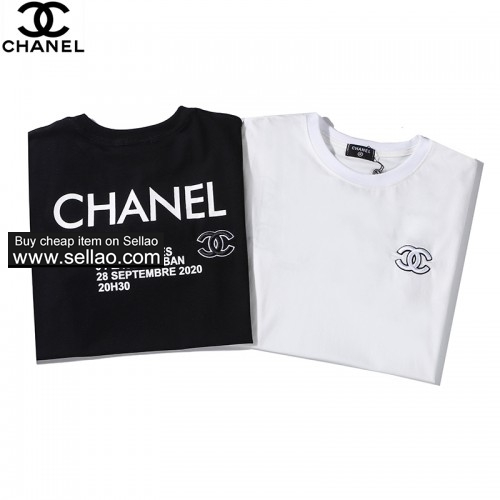 Chanel back printing + logo embroidery round neck short sleeve, men'sT-shirt 2-6 ioffer eBay