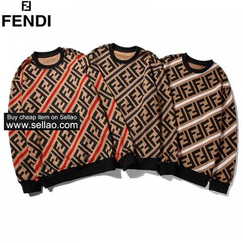 Fendi full body F golo print crew neck sweater, men's and women's 1-65