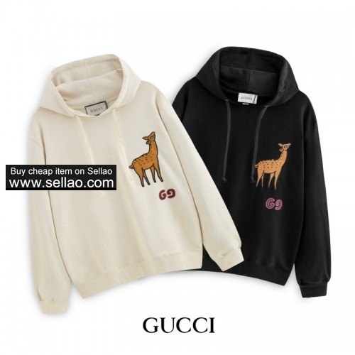 Gucci spring GG decoration fawn Hoodie pure cotton wool sweater 1-9  ioffer eBay best seller