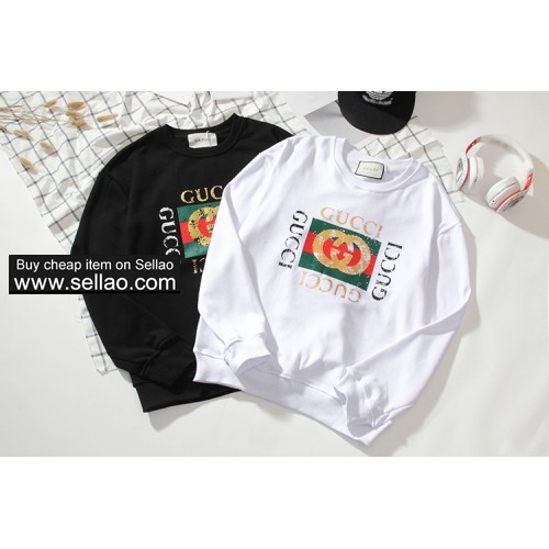 Gucci spring classic printed letter Cotton Terry, men's and women's sweater 1-15 ioffer eBay