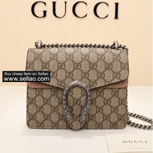 Top original Gucci 421970 khaki shoulder bag