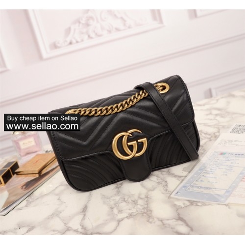 Classic top Gucci 446744 cowhide shoulder bag