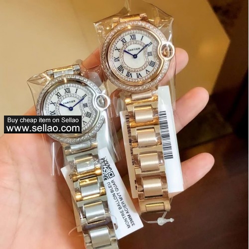 2020 Luxury fashion Cartier quartz watch Men's and Women's watches