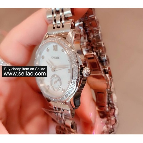 Classic fashion fine steel Chanel camellia ceramic quartz watch