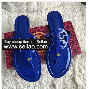 Overheating leather Flat - soled sandals in the summer 2020 brand Torrey burchwith original box
