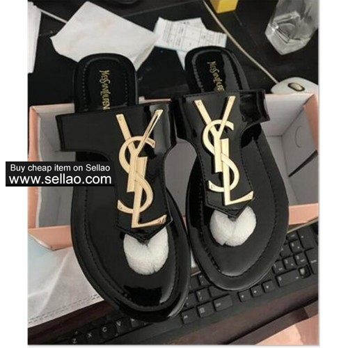 2020 Chanel high quality designer brands leathersandals woemnsYves saint Laurentslippers 35-42 shoes