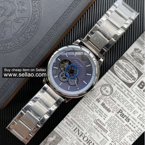 2020 new Fashionable hollow-out design men's watches Classic Armani automatic mechanical watch