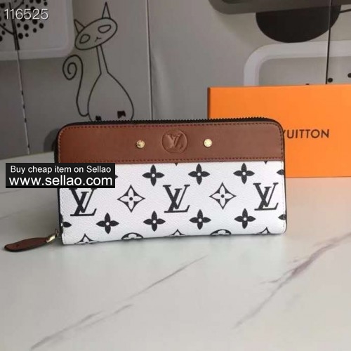 Louis Vuitton 2020 fashion Monogram wallet  women LV Purse leather clutch bag