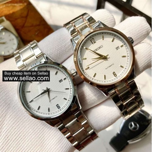2020 New Fashion Seiko Automatic mechanical watch Men's classic calendar wristwatch