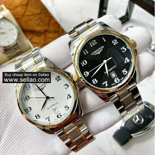 2020 New Fashion LONGINES Automatic mechanical watch Men's classic calendar wristwatch