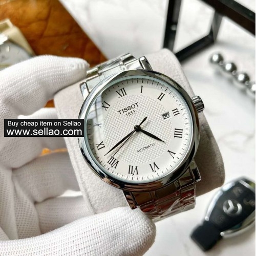 2020 New Fashion TISSOT Automatic mechanical watch Men's classic calendar wristwatch