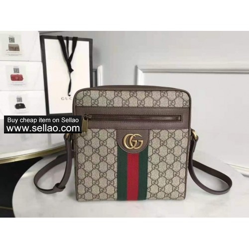 new Classic fashion GG Supreme Monogram Ophidia GUCCI bag men Messenger bag handbag