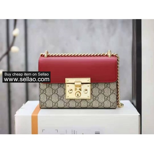 Wholesale NEW women Padlock Gucci handbags Leather purse  GG bag