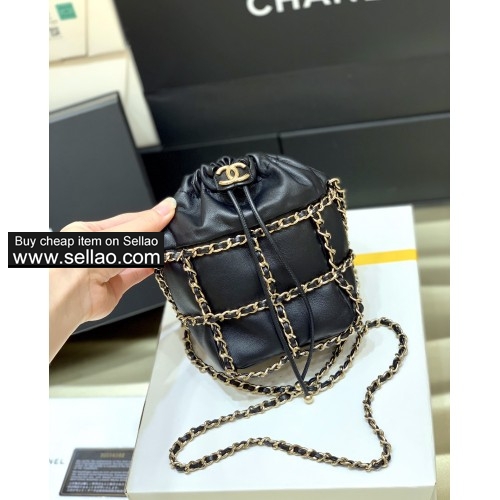 Chanel 2021 early spring new small bucket bag