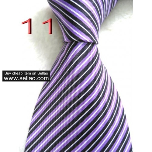 H11  #100%Silk Jacquard Woven Handmade Men's Tie Necktie