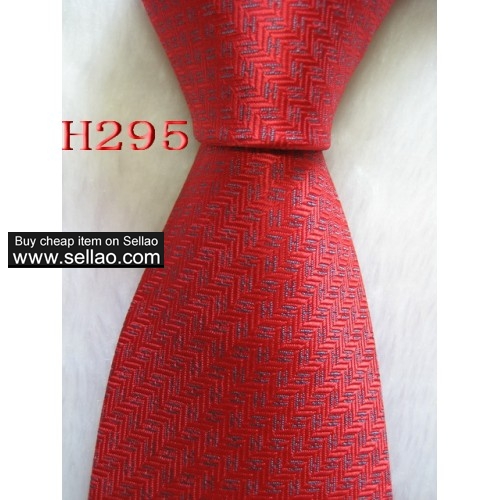 H295  #100%Silk Jacquard Woven Handmade Men's Tie Necktie