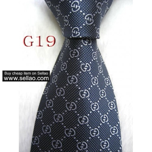 G19  #100%Silk Jacquard Woven Handmade Men's Tie Necktie