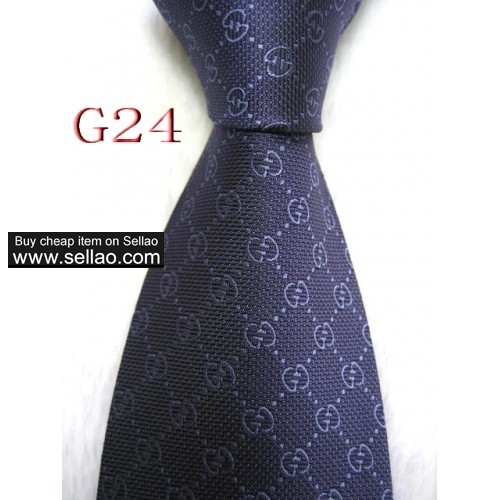 G24  #100%Silk Jacquard Woven Handmade Men's Tie Necktie