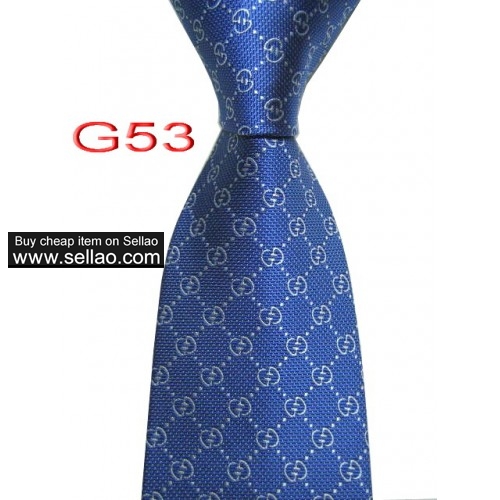 G53  #100%Silk Jacquard Woven Handmade Men's Tie Necktie
