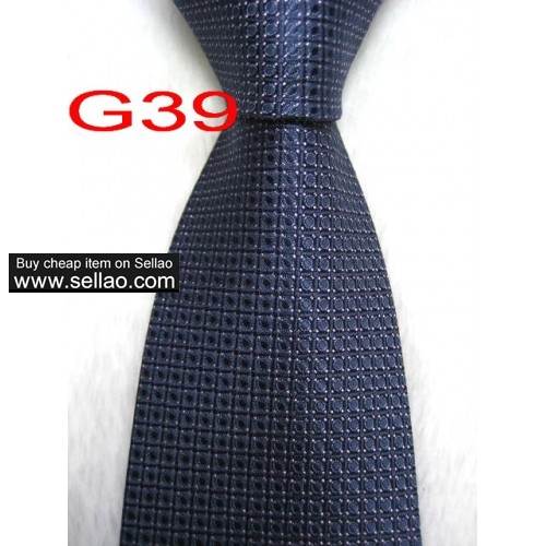 G39  #100%Silk Jacquard Woven Handmade Men's Tie Necktie