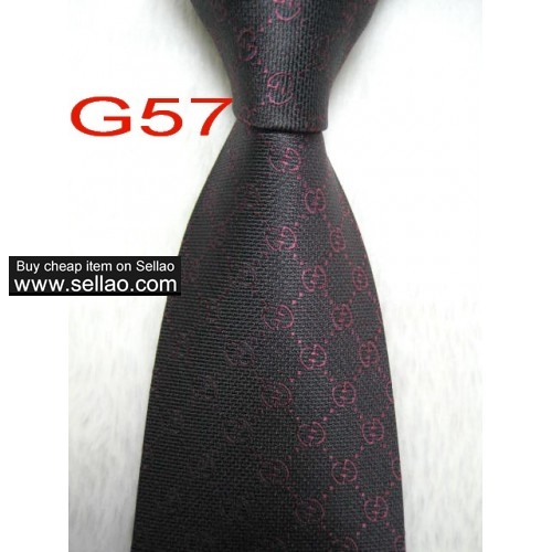 G57  #100%Silk Jacquard Woven Handmade Men's Tie Necktie