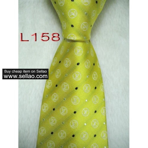L158  #100%Silk Jacquard Woven Handmade Men's Tie Necktie